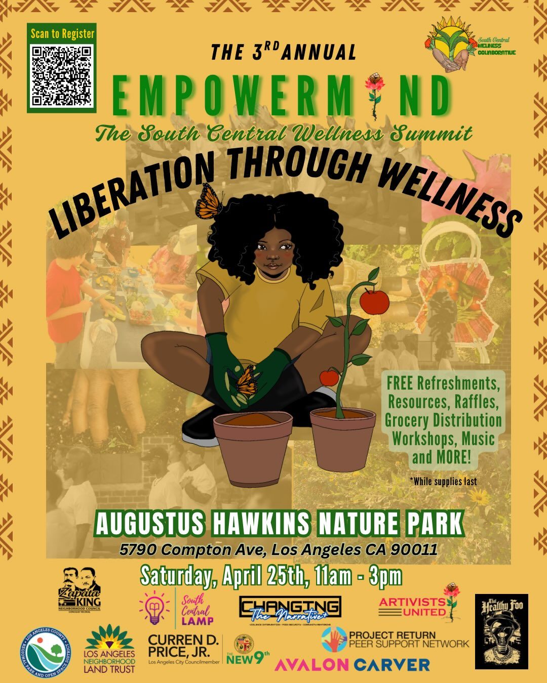 Liberation Through Wellness event flyer