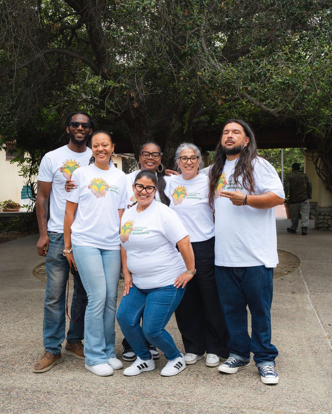 The South Central Wellness Collaborative committee at the park